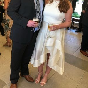 Halston Heritage tiered dress